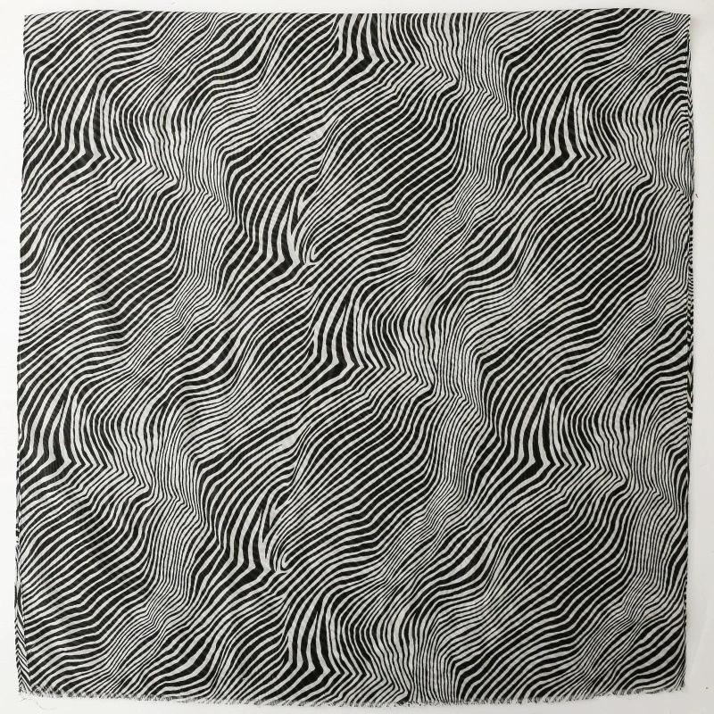 Vintage Spring and Summer Zebra-stripe Printed Scarf Headscarf Arabian Scarf Middle East Dubai Turkey Palestinian Hijab Scarves