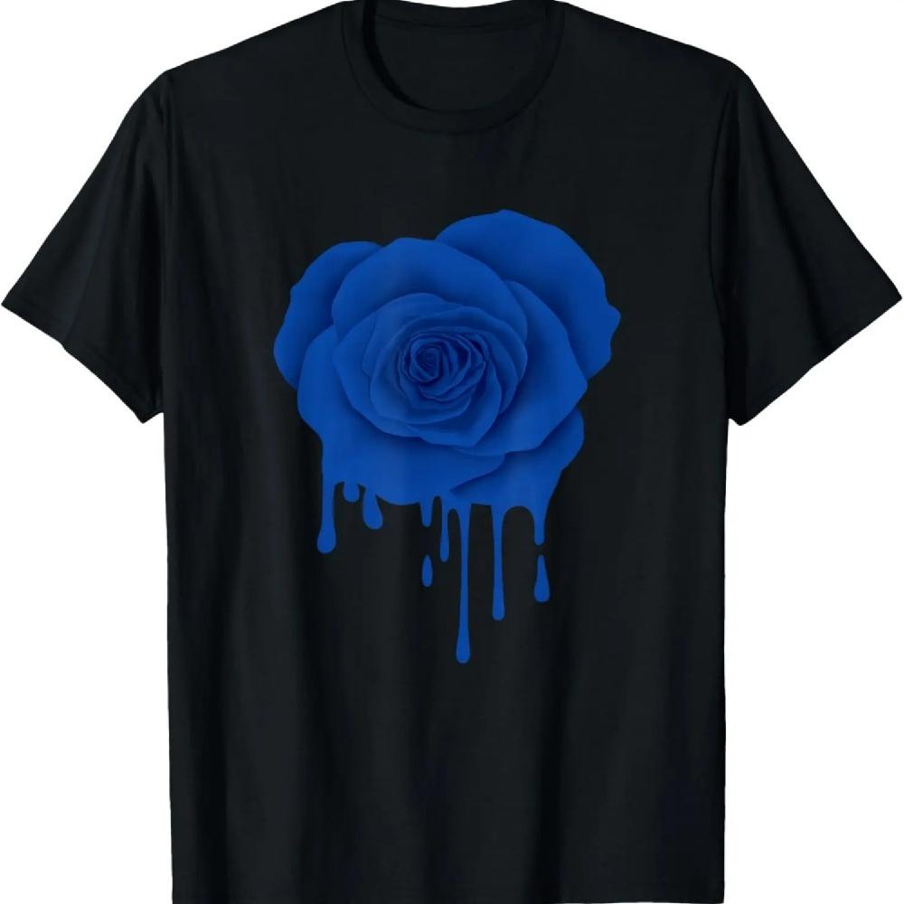 

Beautiful Blue Melting Rose Flower Gardener Botanist Flowers T-Shirt XXXL чёрный