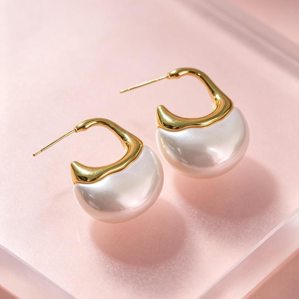 Vintage Black Series Stud Earrings 925 Silver Needle Minimalist High-End Personality Accessories for Women