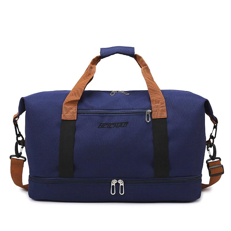 Large Capacity Lightweight Portable Travel Bag with Dry and Wet Separation, Short Distance Luggage Bag, Men's and Women's Sports Yoga Fitness Bag