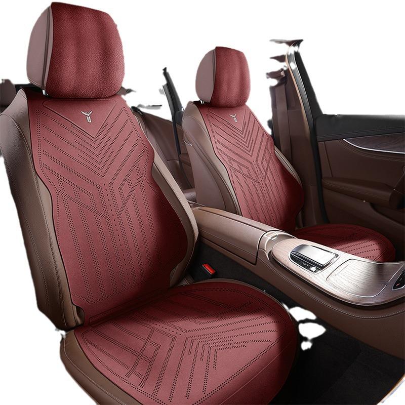Cadillac Chevrolet Traverse Qijun Zhizai Accord Sylphy Haval Breathable Suede Semi-Surround Seat Cushion
