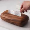 Walnut Wood Tissue Box Solid Wood Tissue Drawer Home Desktop Storage Container Napkin Holder Paper Towel Holder Home Decoraction