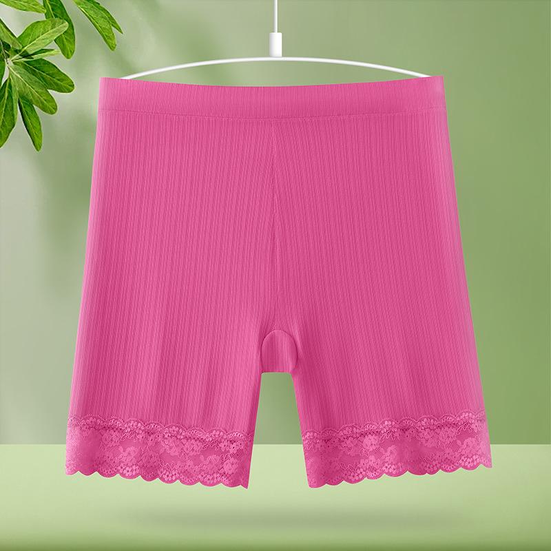 Plus Size Women Spring and Summer Belly Lift Hip Breathable Anti Loose Cotton Crotch No Trace Leggings