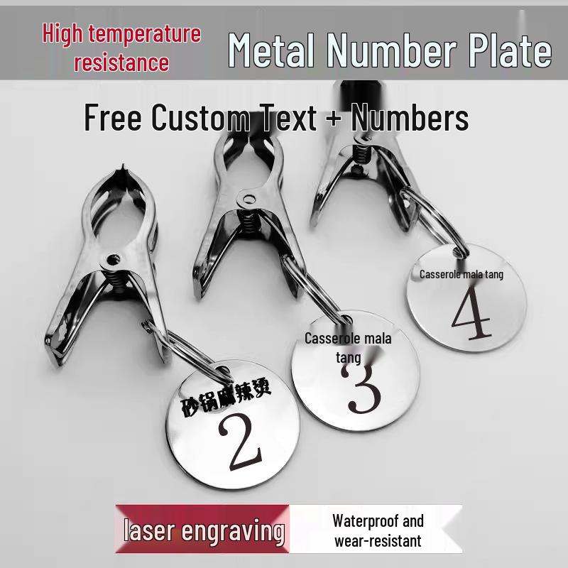 

High-Temp Resistant Metal Plate for Marking Kindergarten Water Cups Single Side Engraving 23mm One Plate