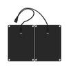 Parallel Black 12W X 6W Solar Panel with USB Output and 5V Solar 2A Fast Charging In Parallel Compatible with USB Output Lightweight and Weighing Just