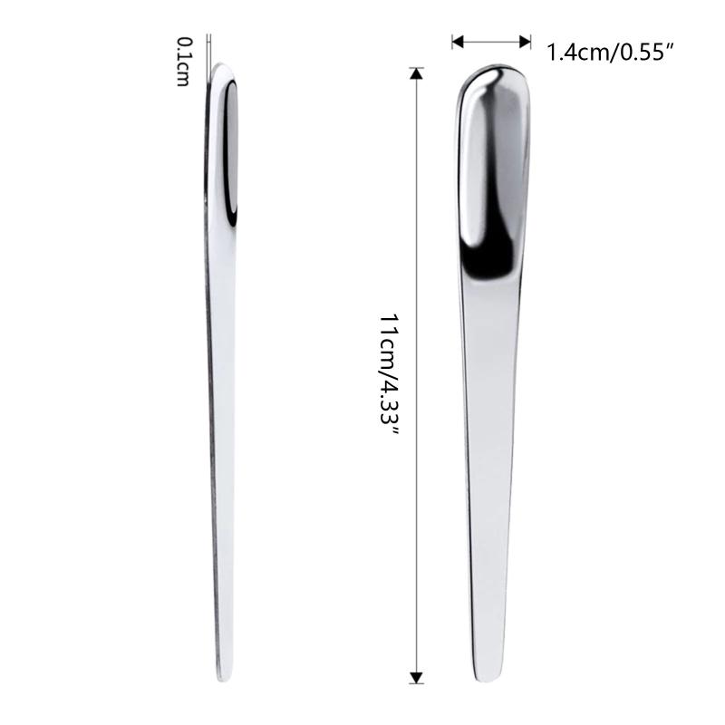 5 Piece Coffee Spoon Stainless Steel Flat Spoon Stirring Bar Spoon Kitchen Gift for Coffee Lover Nice Coffee Accessorie