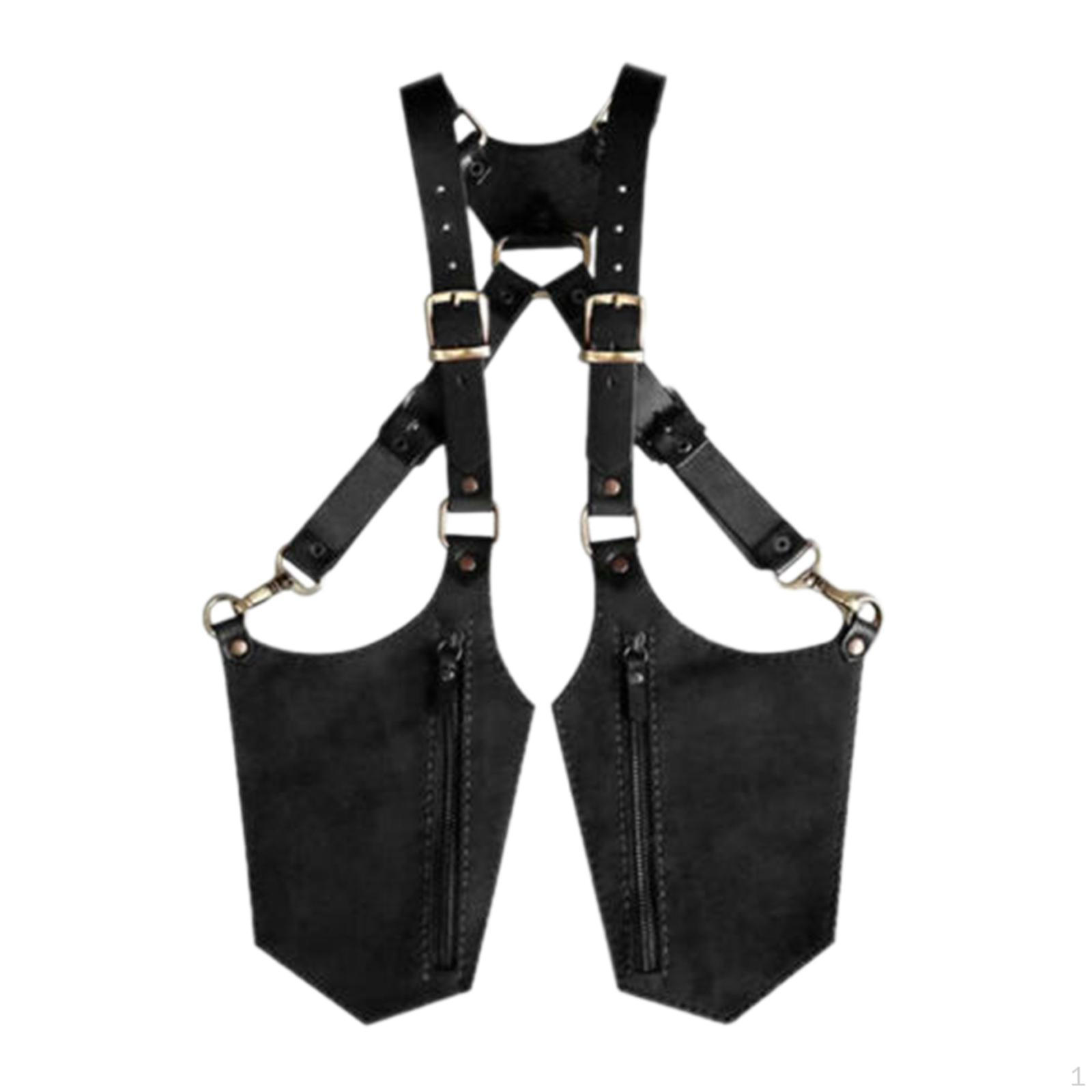 

Скрытая сумка через плечо под мышками и женская стильная двойная сумка чёрный