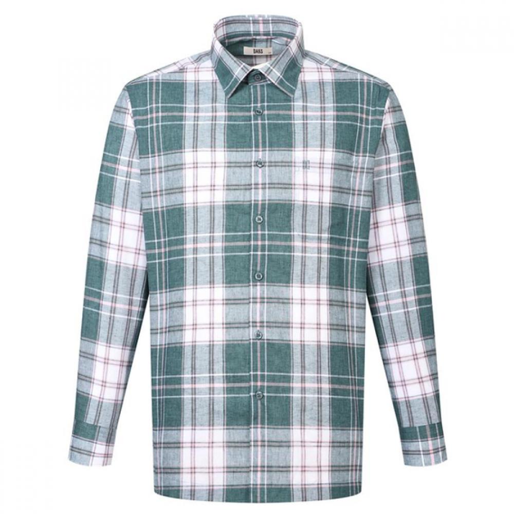 Daks 26ss Linen Blend Big Check Regular Fit Casual Shirt Dms3shcl140e1