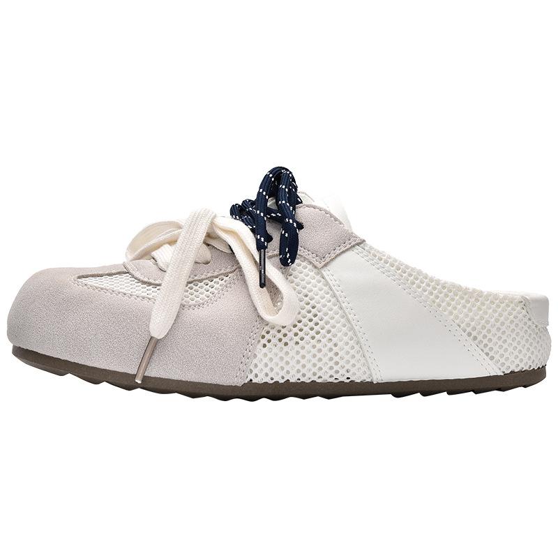 

New products are on sale, summer new retro versatile baotou breathable casual half slippers 3755 35