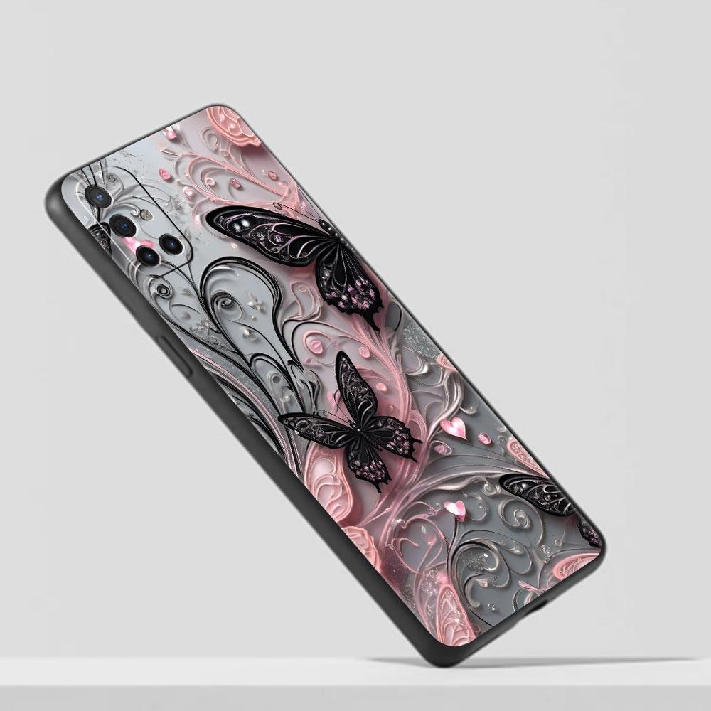 Fashionable Butterfly Flower Phone Case For Oneplus 13R 13 12R 11 10T 10R Nord N100 N200 N10 10 9 9R 9RT CE 3 2 Z Pro Soft TPU