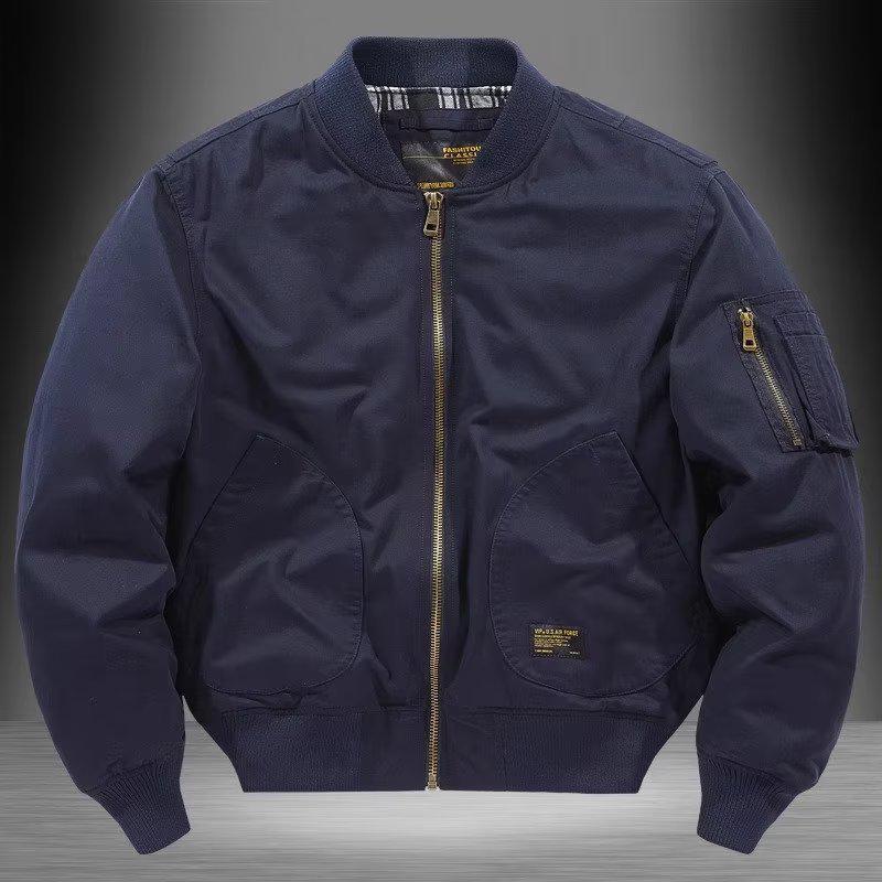 Unisex Retro Japans Pilotjack - Lichtgewicht Katoenen Baseballjas voor Lente, Herfst en Winter