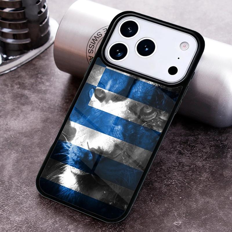 Greece Greek Flag Phone Case for iPhone 17 16 15 Pro Max Air 14 13 12 11 Plus Shockproof Cover