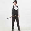 Herren mittelalterliche gotische Bankettweste Halloween Kostüm