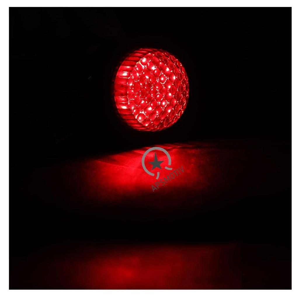 18PCS Red LED Marker Lights 12V Waterproof Trailer Side Marker Lamps for Truck Bus Lorry Boat Cargo Universal Fit