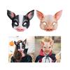 Half Face Animal Cosplay Novelty Animal for Festival Party Adults