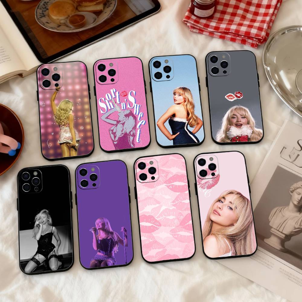 Swag S-Sabrina Carpenter Handyhülle Silikon Weich Für IPhone 17 16 15 14 13 12 11 X XR Plus Pro Max Plus