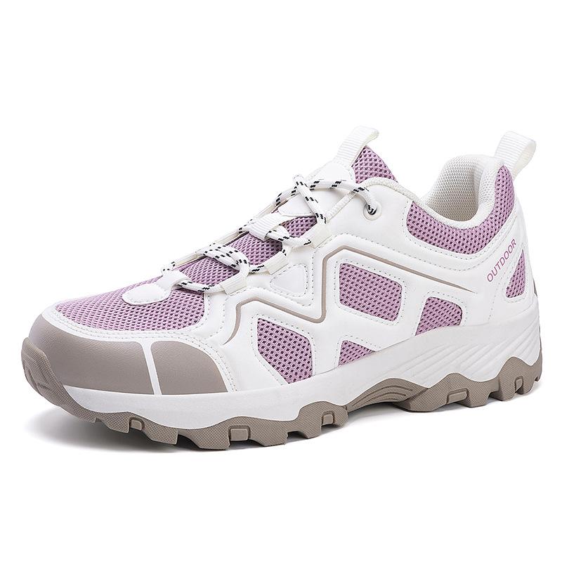 Women's Shoes Spring and Summer New Outdoor Sports Shoes Mesh Breathable Wear-resistant Non-slip Hiking Shoes Large Size 42 Casual Shoes