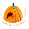Creative Pumpkin Pet House Autumn And Winter Cat And Dog Semi-enclosed Pet Bed Warm And Thick Cat And Dog Nest Pet Supplies