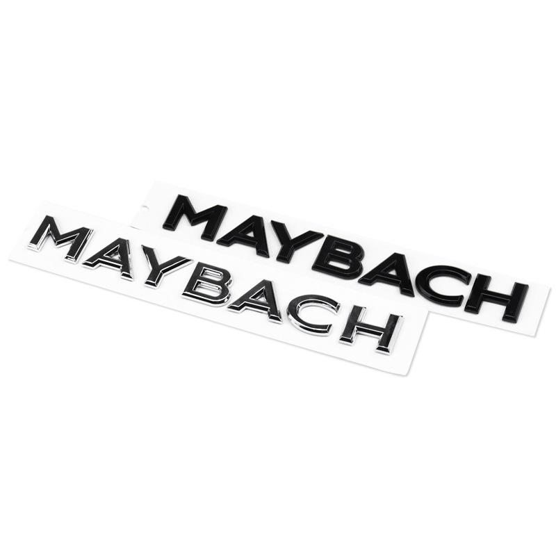 Samolepky na auto s písmeny MAYBACH Mercedes Benz MAYBACH S400L S580 GLS600 úprava zadní kufr velké logo szm malá velikost autodoplňky