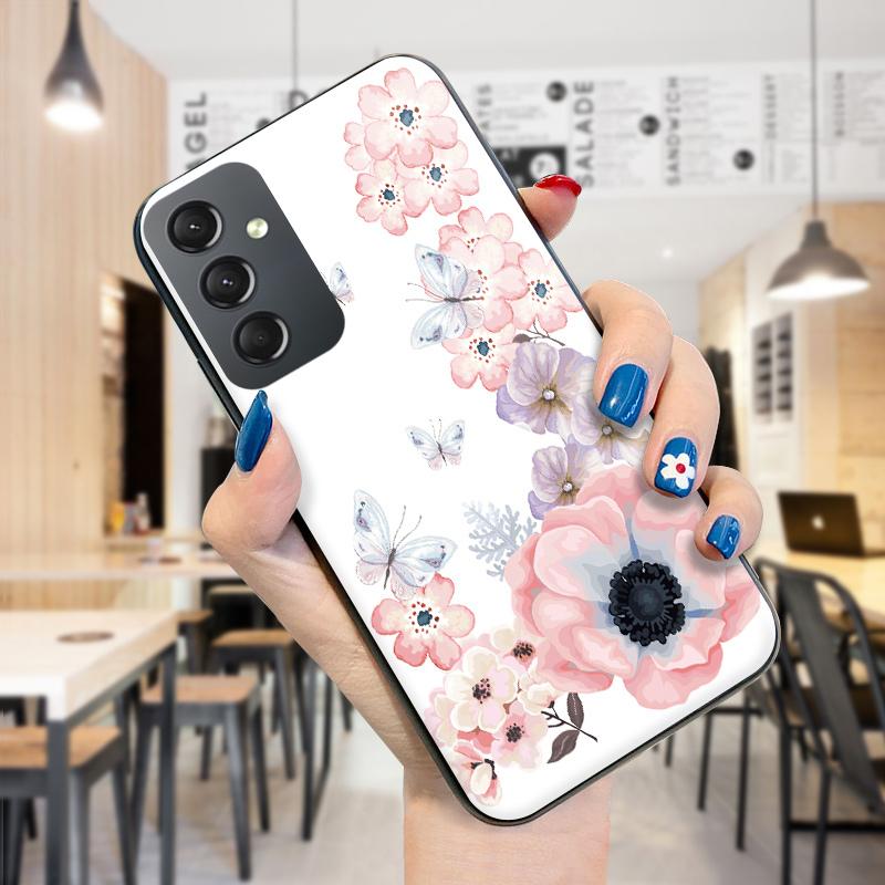 Carcasă pentru telefon cu model pictat, rezistentă la șocuri, din silicon moale, TPU, pentru husă Samsung