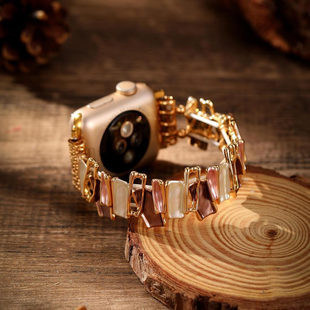 Compatible Apple Watch Strap for iWatch S10/S9 - Creative Irregular Design, Trending in New Colors