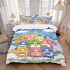 Care Bears Adventure Print 3Pcs Bedding Setduvet Cover With 2 Bedropillowcase Home Birthday Gift