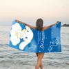 1pc Sanrio Cinnamoroll3 Beach Towel, Beach and Seaside Swimming Pool Equipment, Fashion Pattern, Rectangular, Travel Essentials