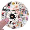 100 Cartoon Music Graffiti Stickers: Waterproof Decorations for Planner, Stationery, Water Bottle, and Computer