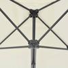 Sun Umbrella with Steel Pole 250 X 250 Cm Sand White