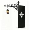 Wrought Iron Street Lamp Bookends Button Cell Battery Powered Bookmark Light  Study Room