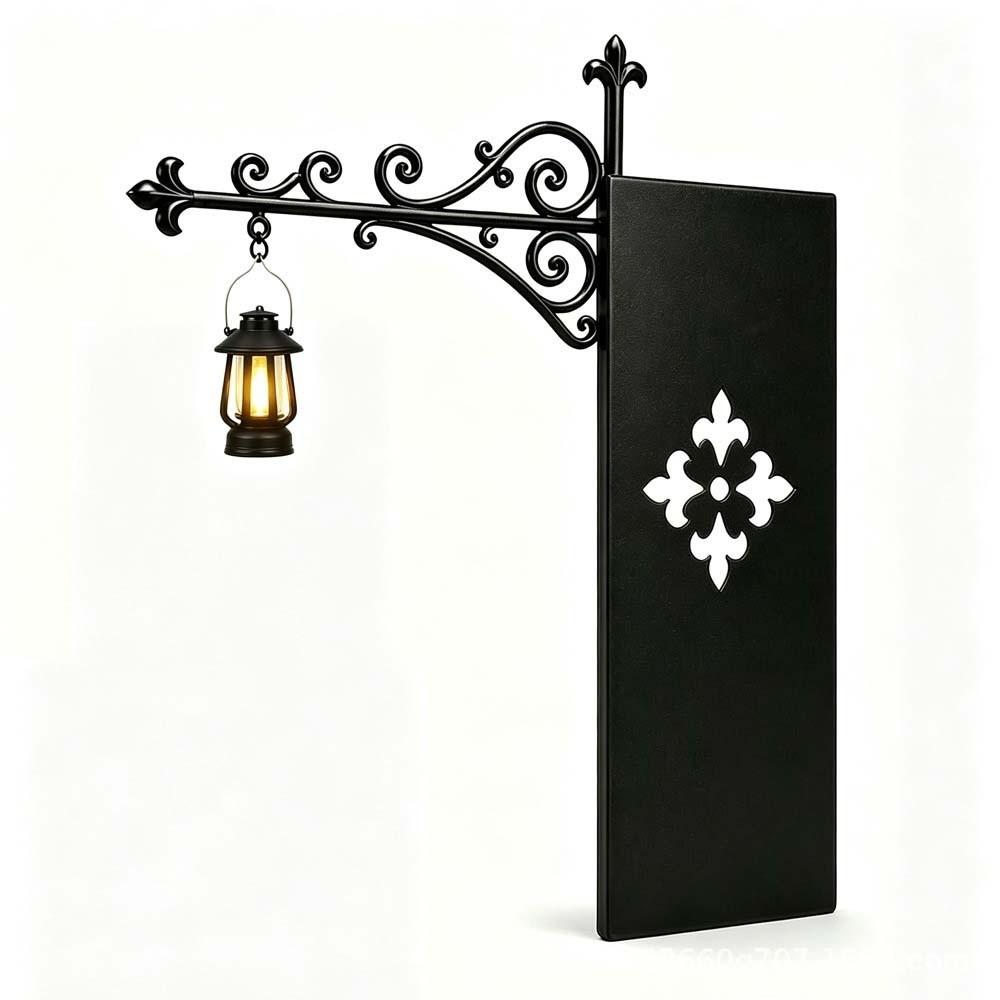 Wrought Iron Street Lamp Bookends Button Cell Battery Powered Bookmark Light Study Room