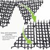 6PCS Indoor Outdoor Use Cat Deterrent Mat Spikes Fence Repellent Mat  Furniture Protection