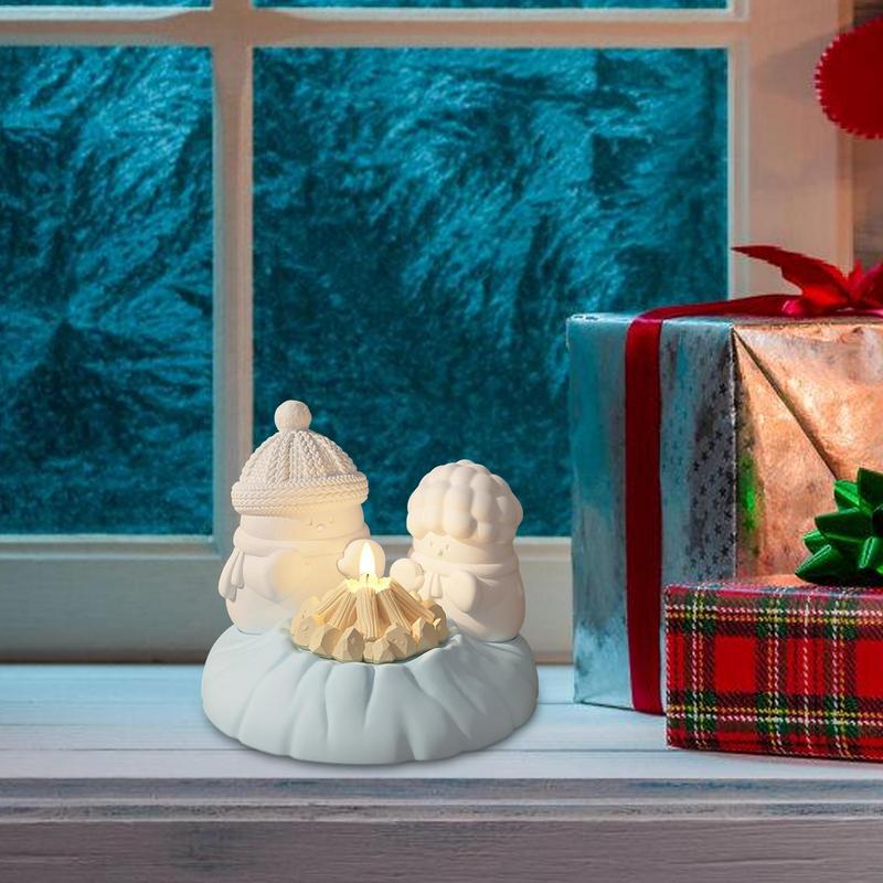 3D Silicone Mold 4X Silicone Christmas Snowman Molds 3D Christmas Baking Molds Resin Crafting Mold Christmas Candle Mold For