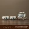 Splendid Mountains and Rivers Ru Kiln Tea Set