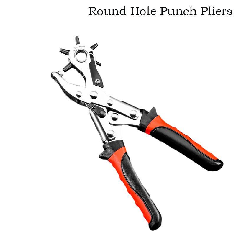

1 шт. Дырокол для прокола отверстий, универсальный круглый дырокол для кожаных ремней, сумки, экономящий труд кожевенных изделий