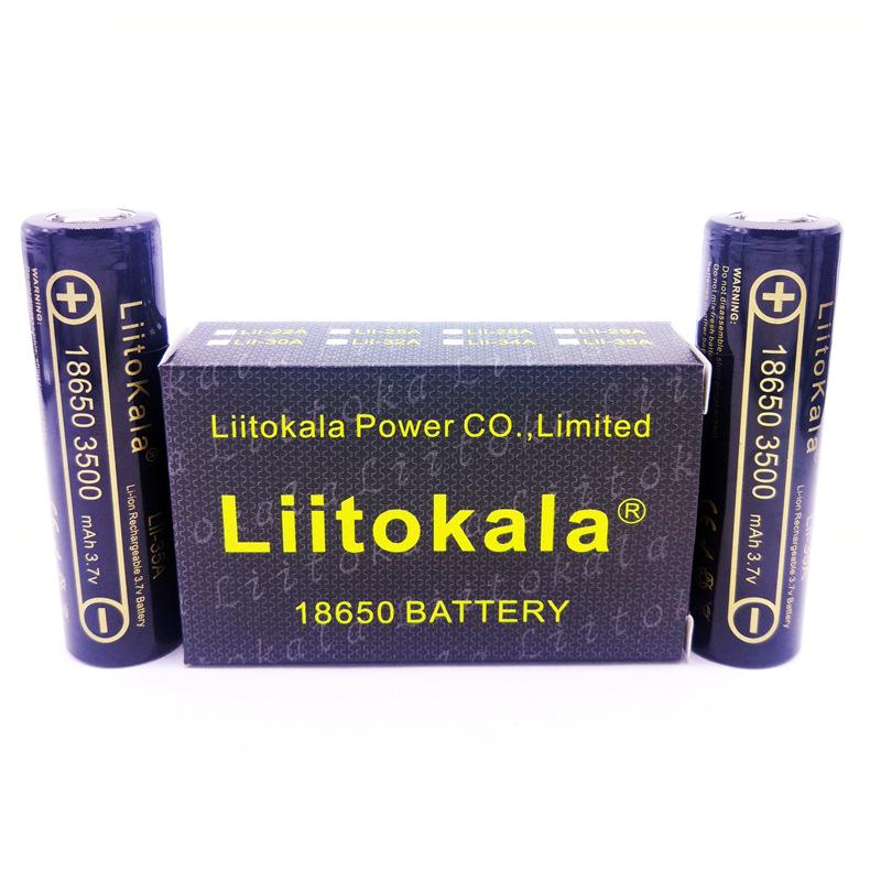 LiitoKala Lii-35A 18650 3500mAh 3.7V Rechargeable Lithium Battery