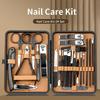 High-end Semi-black Nail Clipper Set, Complete Set of Stainless Steel Manicure Tools