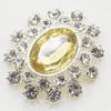 25x28mm Korean Alloy Rhinestone Acrylic Scarf Buckle Brooch