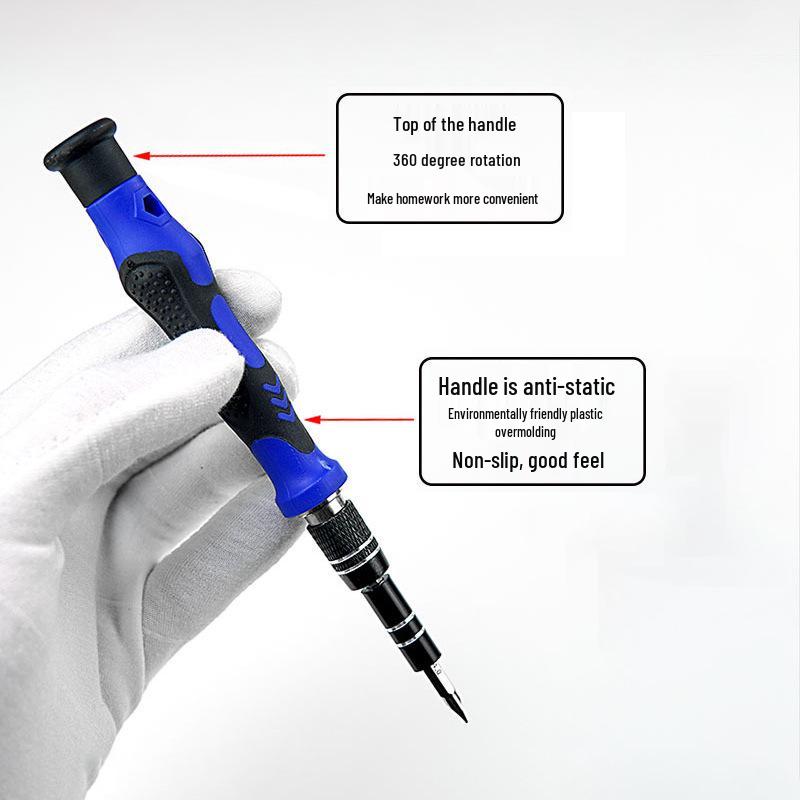 58-in-1 Chrome Vanadium Screwdriver Set for Phones, Electronics, Computers & Glasses Repair