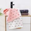 Cute Heart-patterned Face Towels, 100% Cotton, Towel Set, Gentle On Skin, Fast Absorbency, Fluffy, Soft, Fade-resistant, Minimal Lint (heart Pattern,