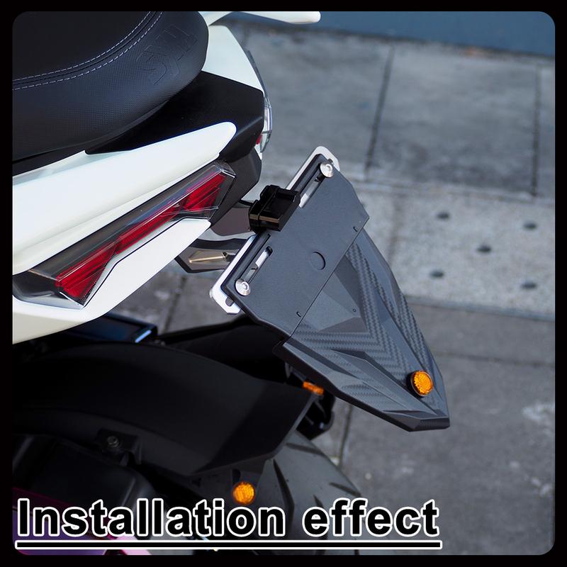Motorcycle Integrated Mudguard License Plate Holder for YAMAHA MT YZF-R XSR Series Models Rear Fender License Plate Holder