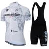 Summer Breathable Cycling Suit Set Tour De Italia Giro Man's Team Short Sleeve Cycling Bike Uniform Maillot Ropa Ciclismo Summer Bicycle Wear