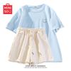 MINISO Women's Casual Sportswear Set with Shorts