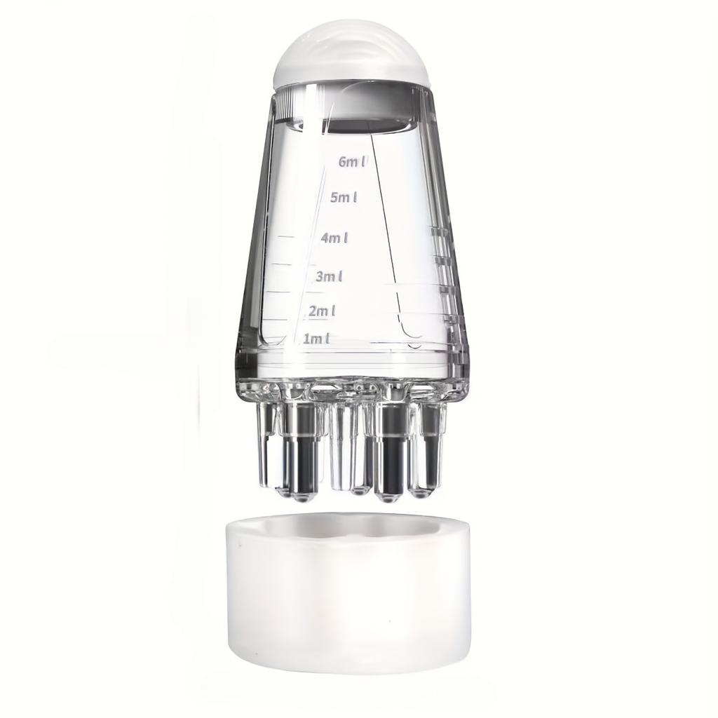 1PC Portable Scalp Oil Applicator Comb - Liquid Guide Hair Massager for Essential Oil & Anti-Hair Loss Care