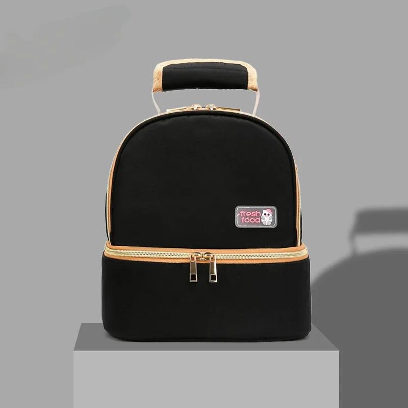 Milk Bag Milk Storage Backpack Bento Bag Double-layer Breast Milk Backpack Milk Bottle Fresh-keeping CInsulation Bag