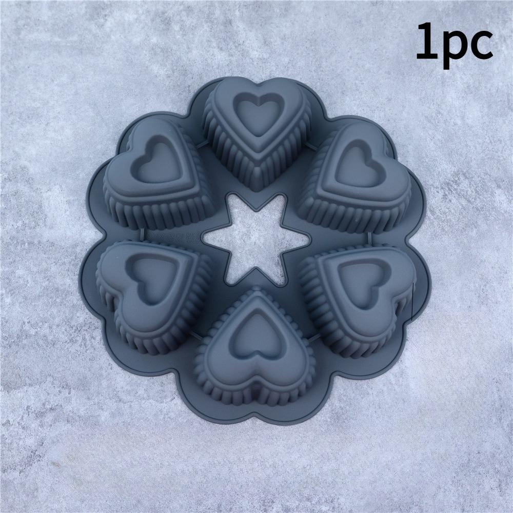 Heat Resistant Heart-Shaped Cake Mold Food Grade Silicone French Pastry Mold  Pudding