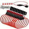 5/10Pcs 14AWG Car Mini Fuse Box Blade Type In Line Fuse Holder Waterproof for 2V 30A Car Motorcycles Wire Cutoff Switch Socket