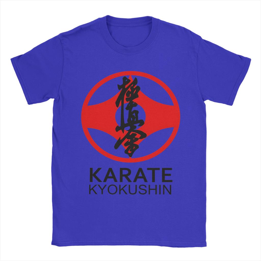 Kyokushin Karate Kanji and Symbol TShirt Beach  Cotton T Shirts For Mens Custom Logo Tshirt ShortSleeve Y2K Fun Tops