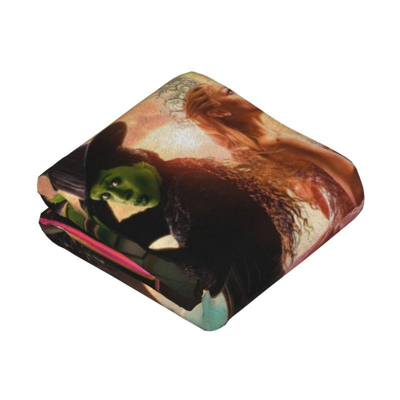 Custom Wickeds Musical Movie Blanket 3D Printed Soft Flannel Fleece Warm Throw Blankets for Home Bedroom Sofa Bedspreads