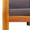 vidaXL 6 Piece Garden Sofa Set with Cushions Solid Acacia Wood